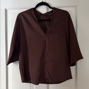Elegant Brown Women's Top